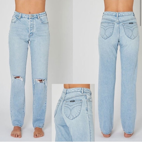 Rollas high rise straight jeans - Picture 6 of 6